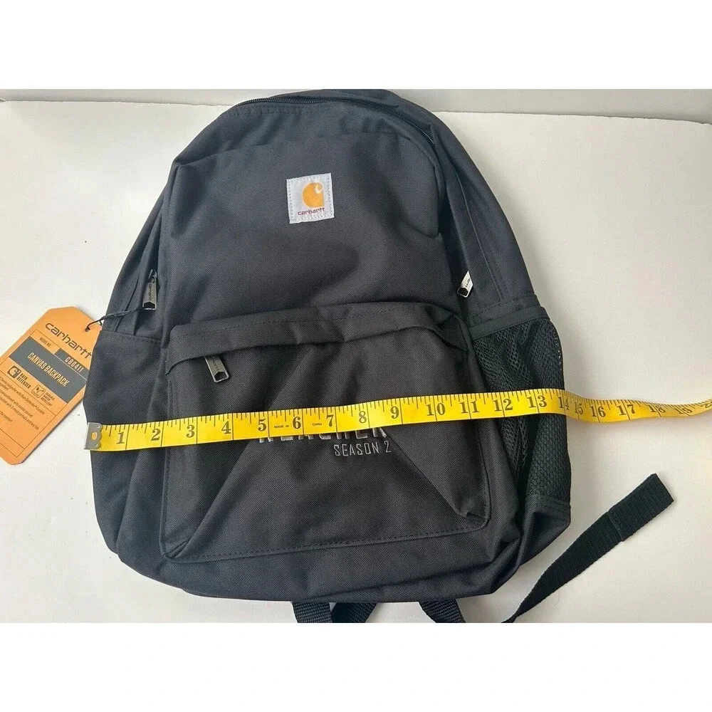 NWT Carhartt Black Canvas Backpack CB0411 Rain Defender